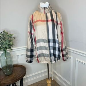 Burberry Beige Checkered Jacket
